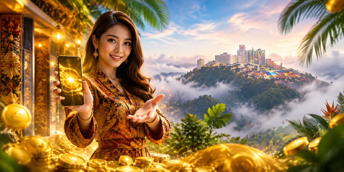 Pemain loteri di Genting Highlands menyertai cabutan bertuah secara dalam talian