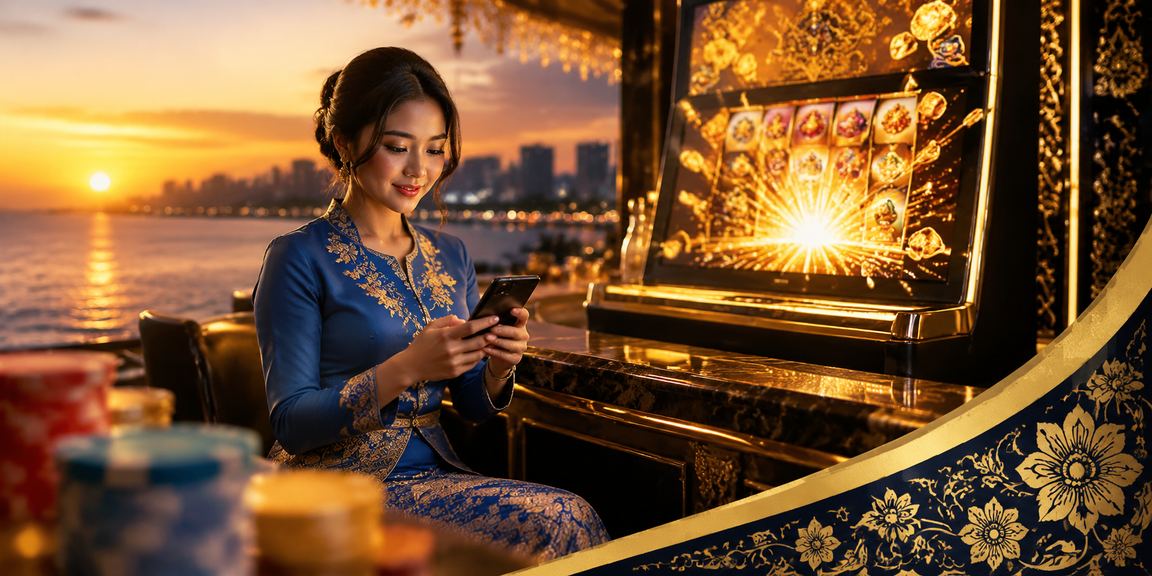 Pemain loteri dan slot dari Kota Kinabalu menggunakan platform 6800 dalam suasana budaya tempatan