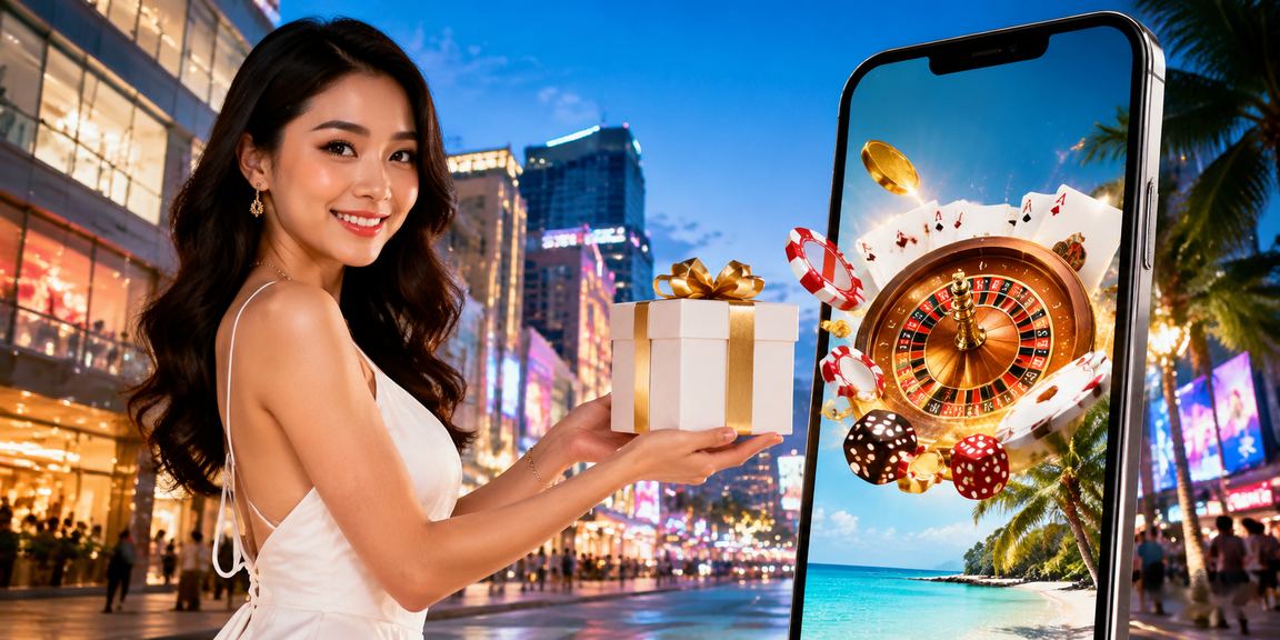 Pengguna di Kuala Lumpur menggunakan aplikasi kasino pada telefon pintar mereka